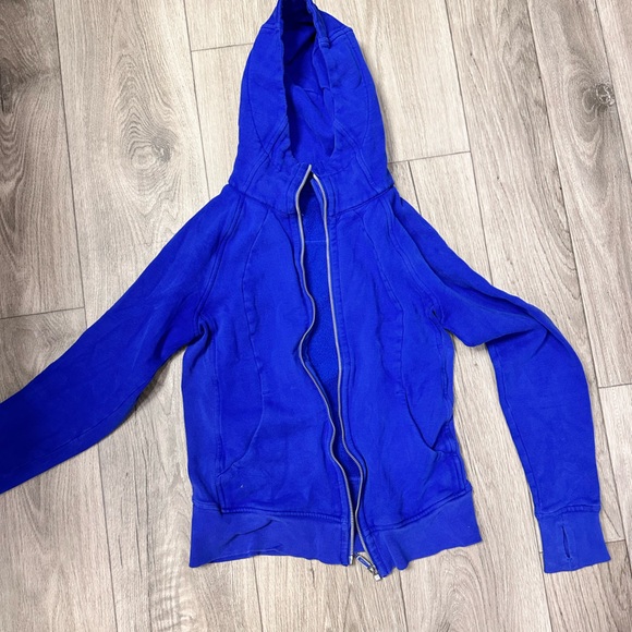 LULULEMON SCUBA HOODIE ZIP UP - blue - XS/S - Picture 1 of 5